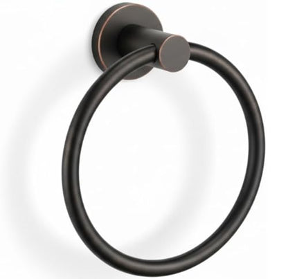 FORIOUS Towel Ring, SUS304 Hand Towel Holder for Bathroom,Oil Rubbed Bronze - color: Oil Rubbed Bronze
