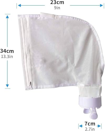 Nylon Mesh Pool Cleaner Bags,All Purpose Filter Bag - size: 4 pack zipper bag