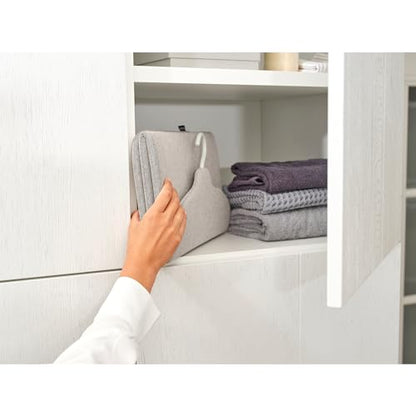 Brabantia - Foldable Steam Board - for High Pressure Clothes Steaming - Solid Heat Resistant Surface - Versatile Hanging Hook - Easier Steaming with Handheld Steamers - 36 x 16 inches - Gray - color: Gray, style: Foldable Steam Board