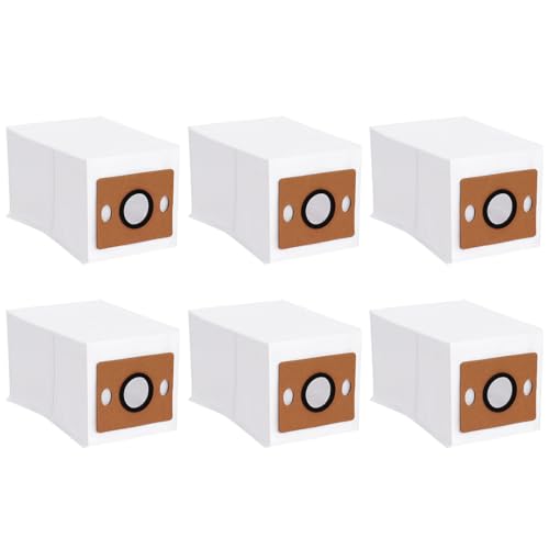 Replacement Dust Bags for ILIFE A12 Pro/ A30 Pro/ V9 Pro Self Emptying Robot Vacuum Cleaner, ILIFE Robot Vacuum Replacement Parts Robot Vacuum Bags Vacuum Dust Bag Accessories (6 Pack) - color: 6 Pack