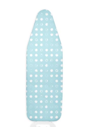 Love Sew Wool Reversible Fitted Ironing Board Cover - 2 in 1 - One Side Wool One Side Cotton (Fits 54" x 18" Standard Ironing Boards) (Aqua Blue)