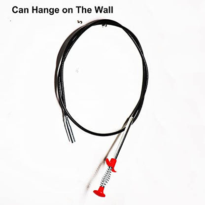 Drain Snake Drain Clog Remover Flexible Grabberable Pick Up Cleaning Tool Reacher Claw Stick, Drain Auger Grab Trash Hairs from Drain,Sink,Bathroom Tub Toilet Hose (79 Inch Drain Snake Tool) - style: 79 Inch