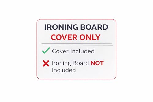 TIVIT Ironing Board Cover 17 x 54” – Made in Italy, Alumitek PRO Heat-Reflective, Thick 4-Layer Padding, Scorch & Stain Resistant - size: 17x54