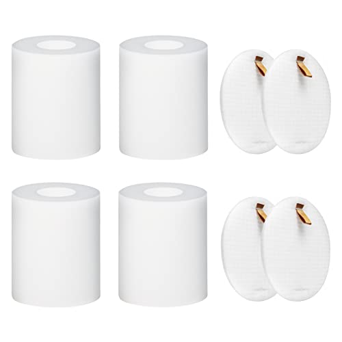 4Pack Replacement for Shark Base Pre-Motor Foam Filters(3.7" High) for Shark Robot Vacuum UR1005AE R101AE RV1001AE AV912S RV1000 AV970 AV993 AV1002AE AV2501S AV2501AE by Techecook, Replace#106KY1000AE