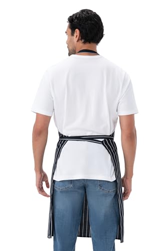 Chef Works Unisex Chef Apron - color: Chalk Stripe, 2 Pack