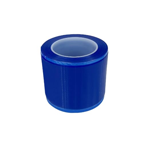 Disposable Dental Barrier Film, YOUYA DENTAL 1200Sheets/Roll Protective Film Plastic Oral Tape Isolation Membrane Tattoo Film Barrier Dentistry Covers Sleeves Dentistry Material 4"x 6"- Darkblue - color: Darkblue