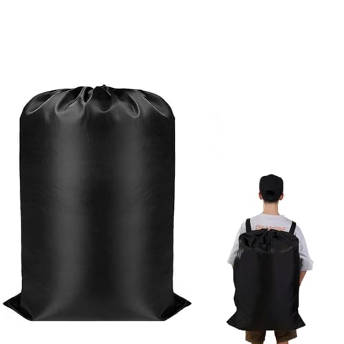 24 x 36-inch Large-Capacity Waterproof Laundry Bag (with Backpack Straps) – Heavy-Duty Drawstring Design, Ideal for Travel, University Halls of Residence, laundrettes and Seasonal Clothing Storage.