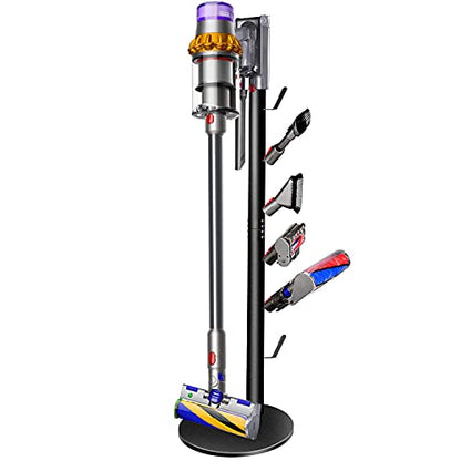 XIGOO Vacuum Stand for Dyson V15 Detect, V11 V10 V8 V7 V6 - color: Black, style: 6 Hooks