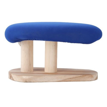 Tabletop Mini Ironing Board, Portable Small Wood Ironing Board with Cotton Cover, 11.02 x 5.91 in, Blue, for Home Sewing Travel(Spuare Ironing Stool) - style: Spuare ironing stool