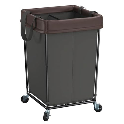 Rolling Laundry Basket with Wheels, 160L Rolling Laundry Hamper with Wheels - color: Black, size: 160L