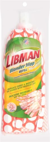 Libman Wonder Mop Refill, (Pack of 6) - size: 1 Refill (Pack of 6)