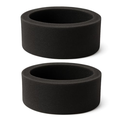 HQRP 2-Pack Foam Outer Circular Filter compatible with Bissell PowerForce Helix 1240, 12401, 12406, 1240R, 1240U, 1240V, 1240W, 12B1, 68C7, 6582, 6583 series Bagless Upright Vacuums