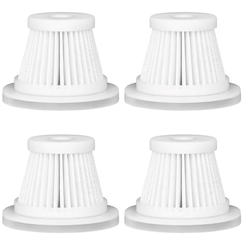Replacement Filter Compatible with Voice-tank VAC103,VNOST V9 Pro Car Vacuum Portable Cordless Handheld Vacuum Cleaner Filter-4Pack