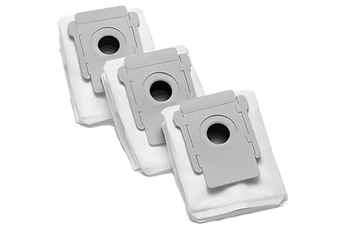 Vacuum Bags, 3-Pack Dirt Disposal Bags with Efficient Filtration, Compatible with Roomba i i1+ i3+ i4+ i5+ i6+ i7+ i8+, j j5+ j7+ j8+ j9+, s9,s9+ Series for Clean Base