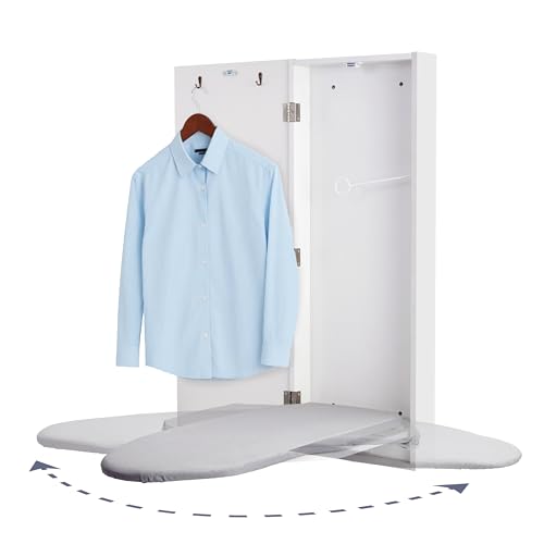 Ivation Wall Mount Swivel Ironing Board Cabinet, Fold Down, Wall Mounted - size: Swivel - Left Side Door