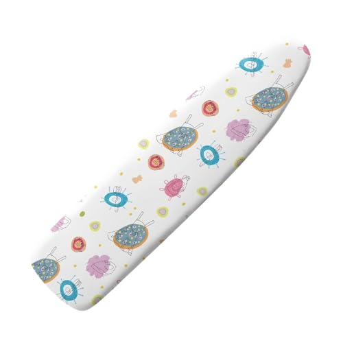 Graffiti Design Ironing Board Cover 15 * 54 inch Fit Most Standard Boards Ironing Accessory Pressing, Stain Resistant Hook and Loop Design - color: Graffiti Design