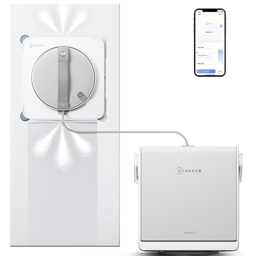 ECOVACS WINBOT W2S Omni Window Cleaning Robot, 6-in-1 Multifunction Station - size: W2S OMNI