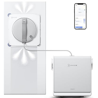ECOVACS WINBOT W2S Omni Window Cleaning Robot, 6-in-1 Multifunction Station - size: W2S OMNI