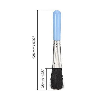 PATIKIL Succulent Cleaning Brush 4Pack 125mm Black Gardening Tools Plant Brush for Garden Blue Handle - color: Blue