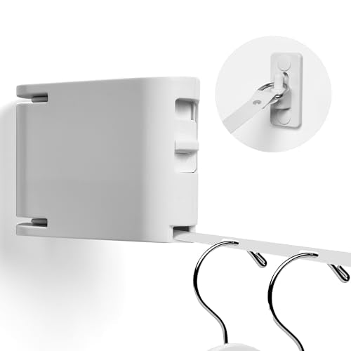 Slide Innovations Retractable Clothesline – 13 ft Indoor & Outdoor Wall-Mounted Drying Line, Heavy-Duty Space-Saving Laundry Line for Towels, Clothes, Sheets & Travel Use