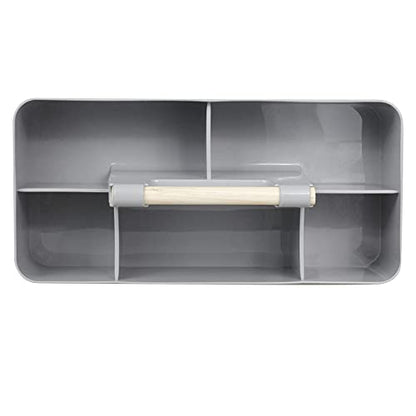 Baby Shower Caddy Plastic Nursery Portable Storage Organizer Gray - color: Grey