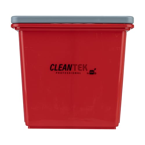 Restaurantware 6 qt Red Cleaning Bucket - color: Red, size: 6 Quarts
