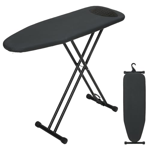 Ironing Board 43x13 with Iron Rest, RAINHOL Black Full Size Iron Board - color: Black, size: 43"L x 13"W