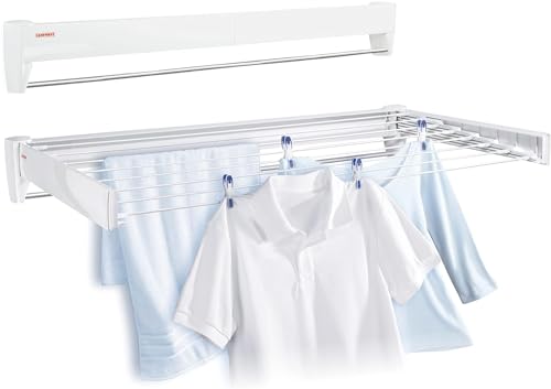 Leifheit 83100 Wall Dryer Telefix 100, White - size: 8,1 m