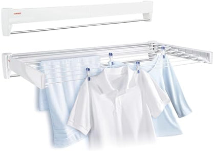 Leifheit 83100 Wall Dryer Telefix 100, White - size: 8,1 m