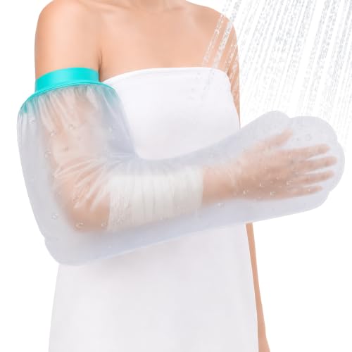 Waterproof Cast Covers for Shower Arm, Full Arm Adult Protector Bag - color: Full Arm, size: 1PK