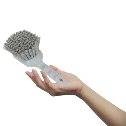 SPARTA 40541EC14 Plastic Scrub Brush, Utility Brush, Kitchen Brush With Hanging Hole For Cleaning, 8 Inches, Blue - (Pack of 1) - color: Blue