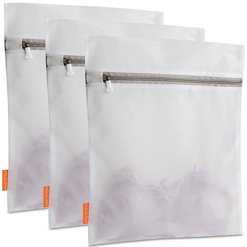 Polecasa Mesh Laundry Bags 3 Pack (12 x 16" Medium) - size: 3 Medium