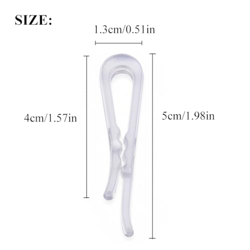 2Inch/50mm Clear Plastic Clothespins with Teeth-Plastic Small Fabric Shirt Alligator Clips Cloths Clothes Pins for Crafts Clothing/Sewing/Folding Tie/Securing Fabric/Cloth/Sock/Pant(100PCS) - color: Clear, size: 2Inch-Teeth-100PCS