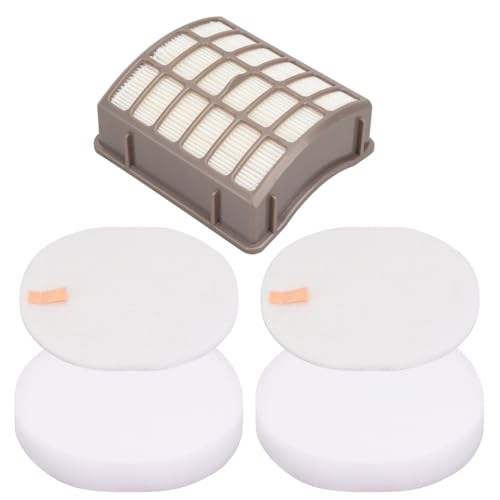 Vacuum Filters Replacement for Shark NV60 NV70 NV70 26 NV71 NV80 NVC80C NV80 26 NV90 NV95 UV420 NV90 26 Navigator Professional Upright Vacuum,1 HEPA Filter, 2 Foam & 2 Faux Felt Filters # XFF80 XHF80 - color: For NV60 etc-1 HEPA Filter, 2 Foam & 2 Faux Fe