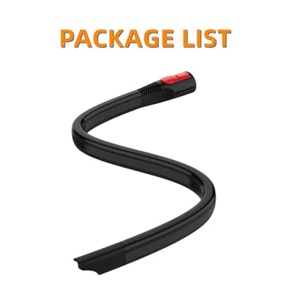 JEDELEOS Flexible Crevice Tool for Dyson V7 V8 V10 V11 V12 V15 V15s Gen 5 Vacuum Cleaner, 22 Inch Dryer Lint Attachment Kit for Corners and Gaps Cleaning - size: 22.8inch