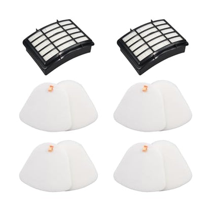 Replacement Filter Compatible with Shark CU512 CU500 CU510 CU512 26 CU520 CU520 26 CU500 26 Navigator Lift-Away XL Multisurface Upright Vacuum (2 Hepa filter and 4 foam filter)