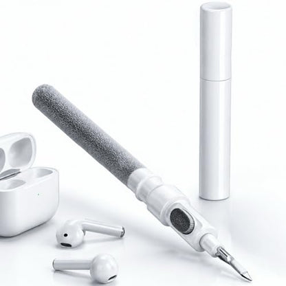 3 Pack Multi-Function Cleaning Kit with Soft Brush, Portable Cleaning Tools for Earbuds, Charging Cases, Keyboards, Phones & Small Electronics