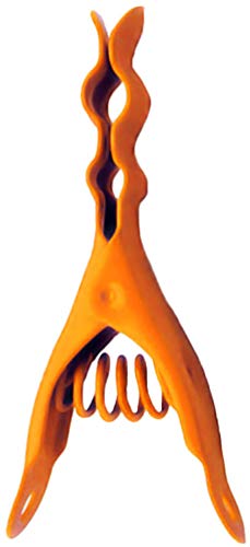 Extreme Clothespins | Saffron Orange | Solid 304 Stainless Steel | 20 Pack | Heavy Duty | Colorful | Laundry Pin | Clothes Pin | Chip Clip | Lifetime Product | No Plastic Parts | Made in Italy - color: Orange