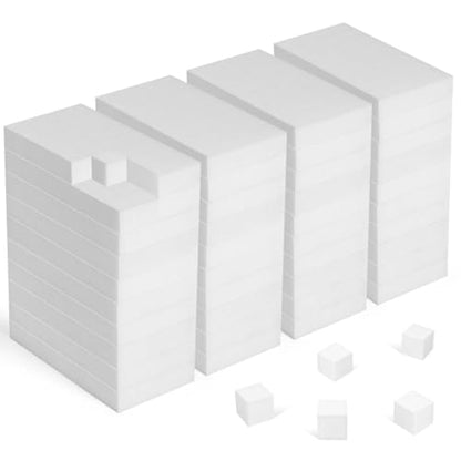 40PCS Melamine Sponge Magic Eraser Sponge in Bulk Small Cleaner Pads Melamine Pads for Dishes Cleaning Eraser for Kitchen, Bathroom, Toilet - 16x8x2cm (32 Small Pieces of Each Pack) - size: 40 Pack (6.3 x 3.1 x 0.8 inches each)