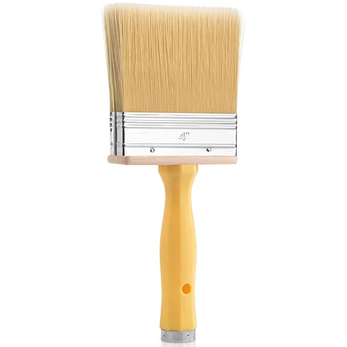 Bates- Deck Stain Brush, 4 Inch, Stain Brushes for Wood, Deck Brush, Large Paint Brushes