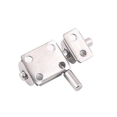 Mini Sliding Bolt Gate Latch, 2.6 Inch Heavy Duty Stainless Steel Barrel Bolt OLT with Padlock Hole, Interior Door Latches (4 Pack) - size: 4 Pieces