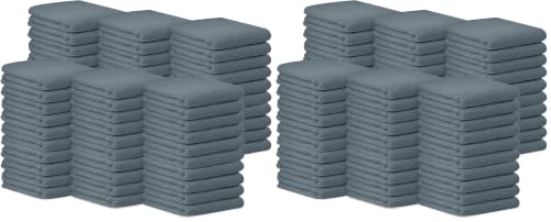 Avalon Towels Bar Towels (Pack of 120) Size 14x17 Inches – 100% Cotton, Absorbent and Reusable Cleaning Rags, Multipurpose Cleaning Towels, Terry Cloth Rags, Durable Shop Rags (Grey) - color: Grey, size: Pack of 120
