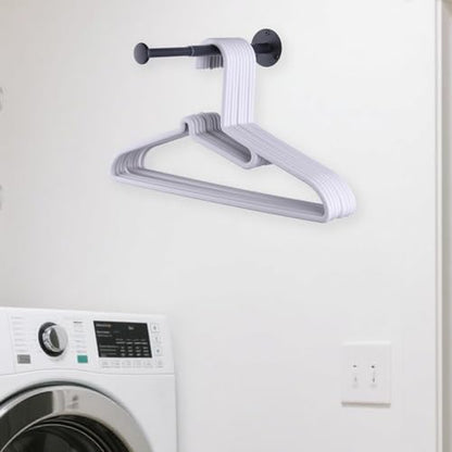 4 Pack Retractable Hanger Holder for Laundry Room, Wall Organizer Storage
