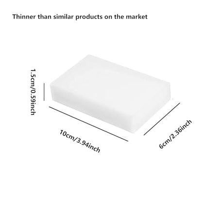 15PCS Magic Sponge Eraser Bulk White Melamine 1.5cm Cleaning for Kitchen Shoe Furniture Bathroom Shower Cleaner (15PCS 1.5cm Thick) - color: 15pcs 1.5cm Thick