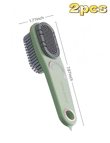 2 PCS Laundry Brush, Blue & Green