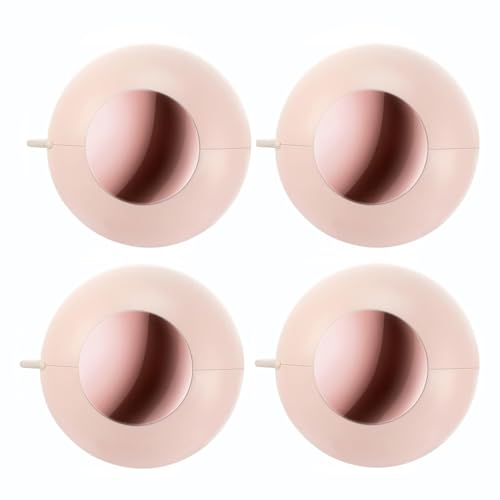Washable Reusable Gel Lint Roller for Pet Hair, Pink, 4pcs - color: Pink-4pcs