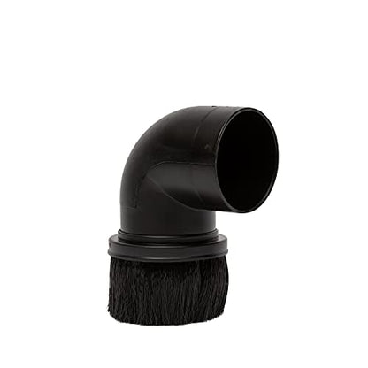 Shop-Vac 9067900 2.5 Inch Diameter Right Angle Brush, Ideal for Dusting Blinds And Irregular Surfaces, Works with 2.5 Inch Hose, Black, (1-Pack) - size: 2-1/2-Inch, style: Right Angle Round Brush