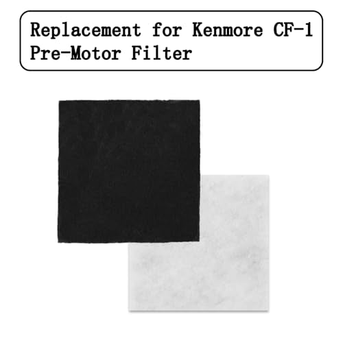 10-Pack CF-1 Foam Filters Compatible with Kenmore Sears Progressive, Progressive & Whispertone, Panasonic Models, Including 86883, 86880, 20-86883, 2086883, 8175084 - style: 10 Pack CF1 Filters