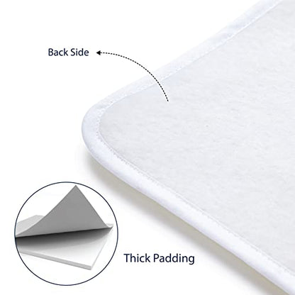 Encasa XO Ironing Mat, Heat Resistant Pad 28"x20" Daisy Grey - color: Daisy Grey, size: Small