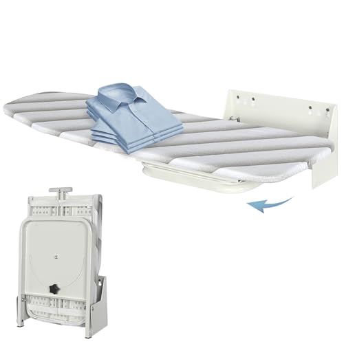 uyoyous Heavy-Duty Wall Mounted Ironing 37.4x11.8 in Adjustable Iron Board